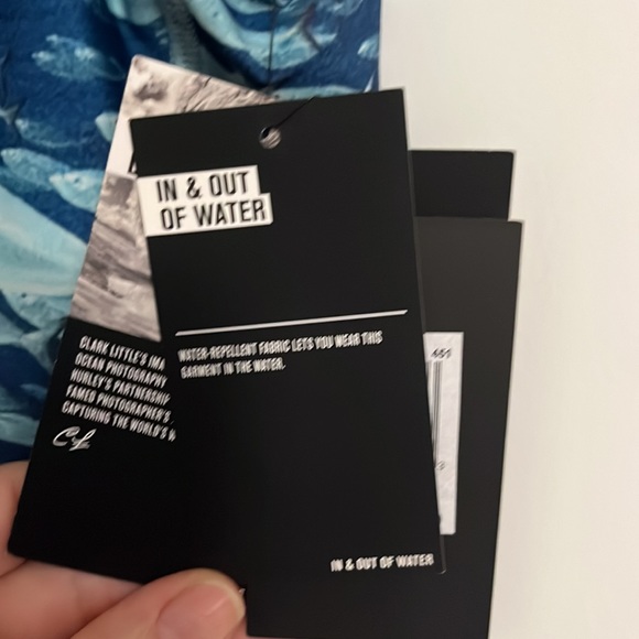 NWT CLARK 🐟UNDERWATER 🎣HURLEY 🐠 SWIMSUIT 🩱 BATHING SUIT 🫶🏼SMALL - Picture 10 of 12